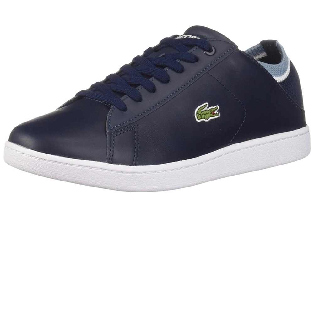 Lacoste Women’s Athletic Sneaker Navy blue lace up